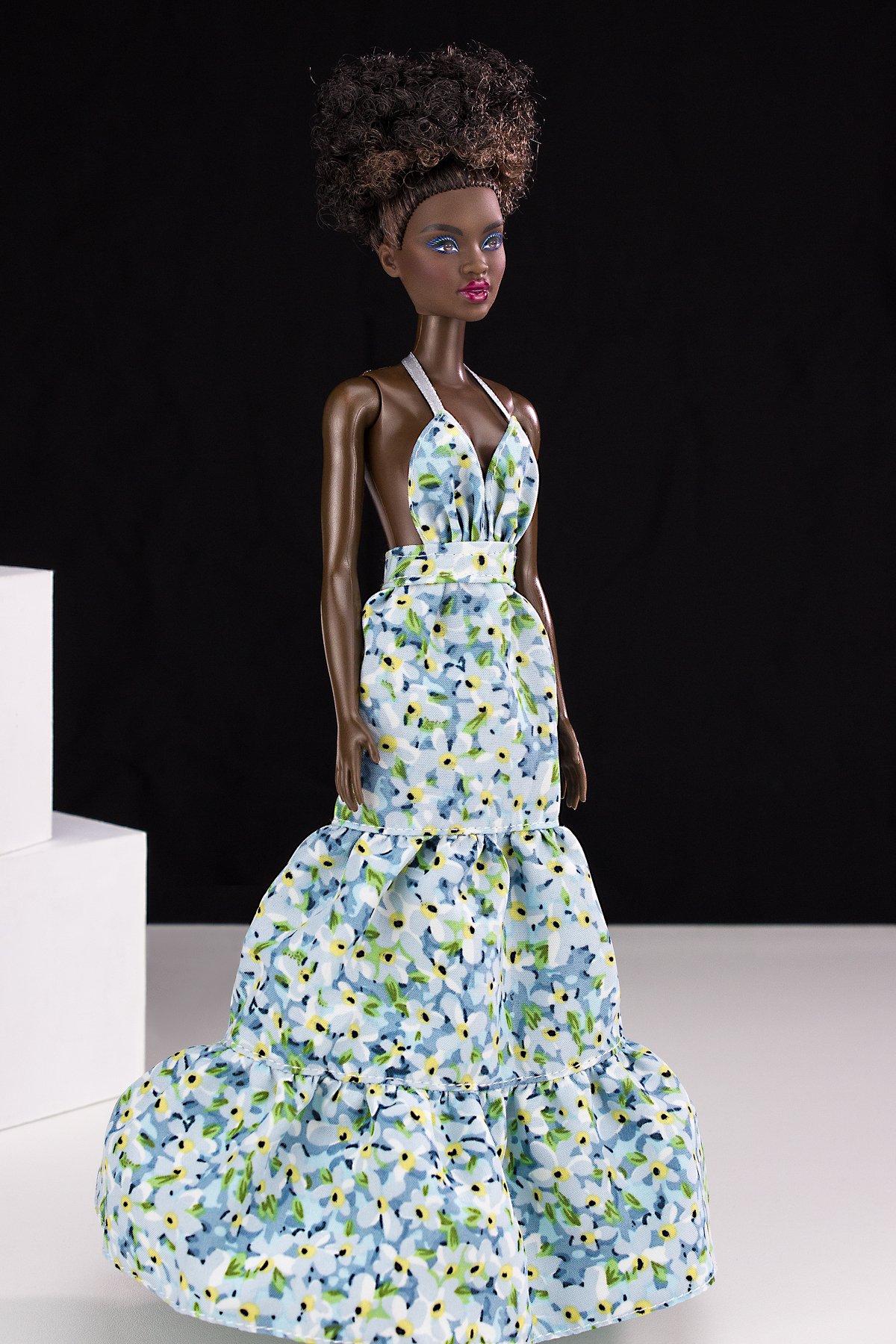 roupas roupinhas boneca barbie kit com 03 vestido comprido