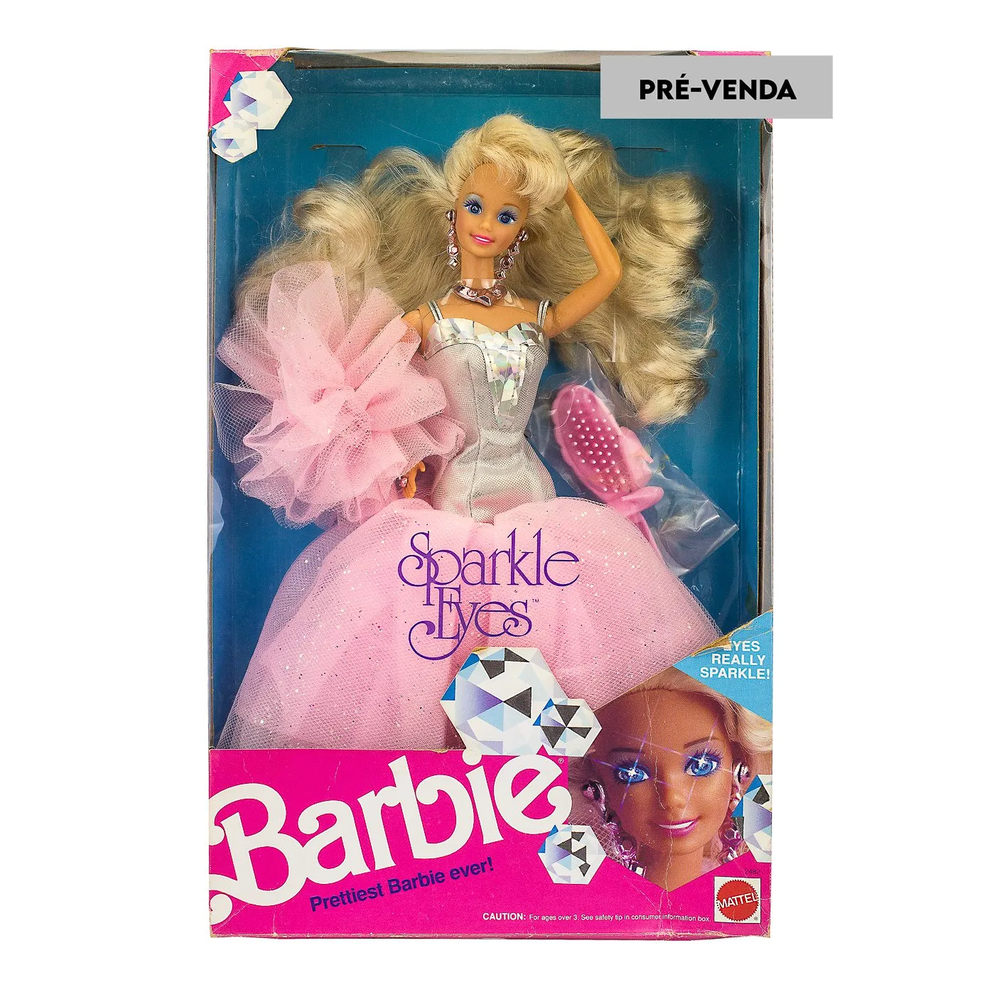 PR VENDA Boneca Barbie Sparkle Eyes Mattel Doll Collector