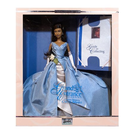 PRE VENDA Boneca Barbie Collector Grand Entrance Vestido Azul Negra Mattel Doll Collector