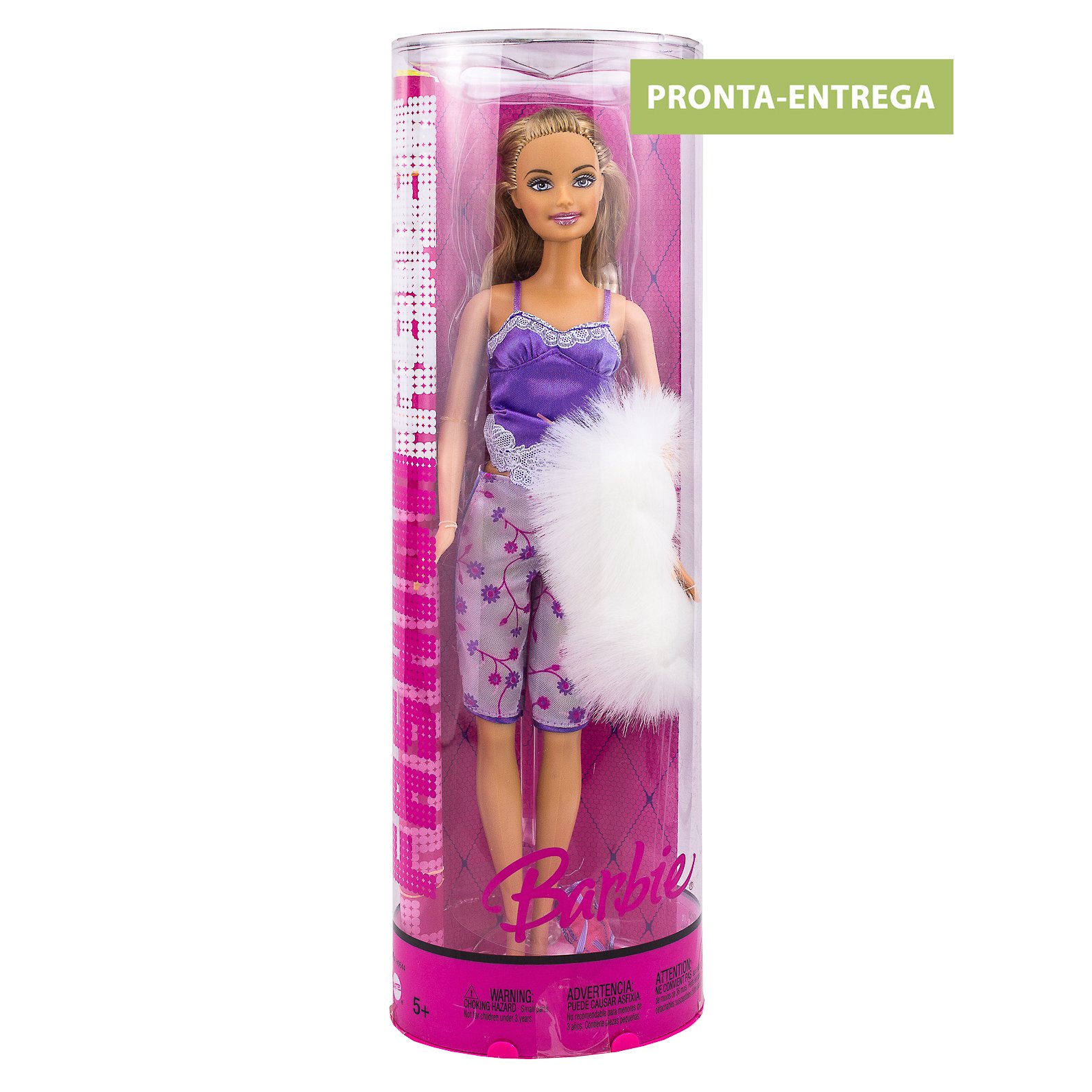 Boneca Barbie Fashion Fever Roupa de Dormir J4174 - Mattel