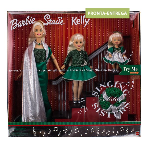 Boneca Barbie Holiday Singing Sisters Giftset - Mattel | Doll