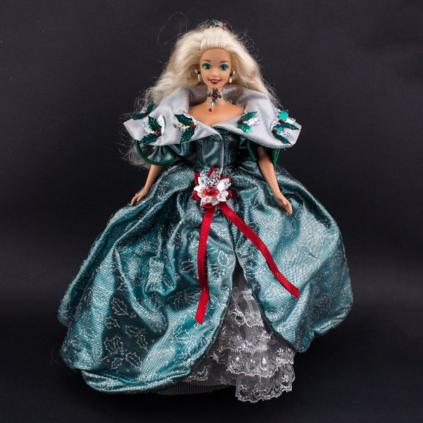 Boneca Barbie Collector Happy Holiday 1995 Mattel Removida da