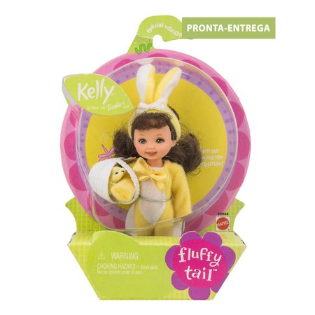 Boneca Barbie Kelly Fluffy Tail Amarela - Mattel
