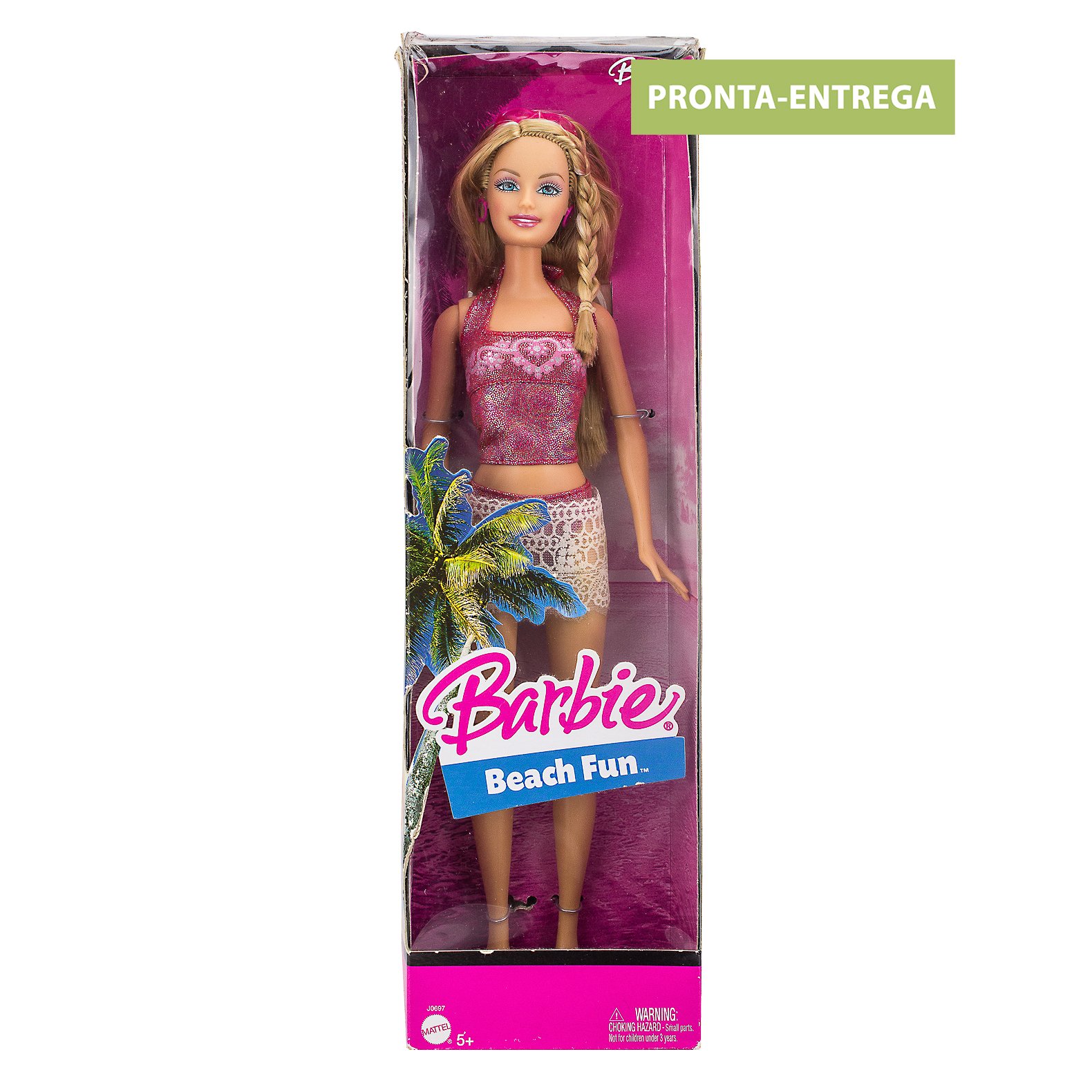 Boneca Barbie Beach Fun - Mattel