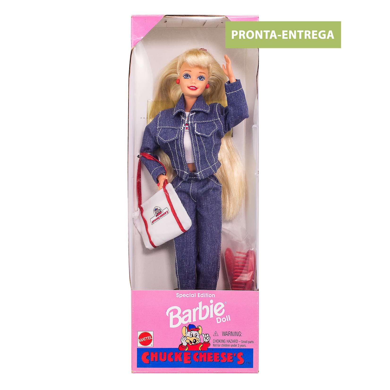 Boneca Barbie Chuck e Cheese's - Mattel