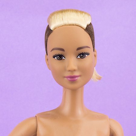 Boneca Barbie Fashionista Leather & Ruffles Nude - Mattel (Removida da Caixa)