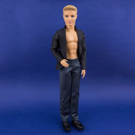 Boneco Barbie Ken com Fraque e Sapato Preto - Mattel  (Removido da Caixa)