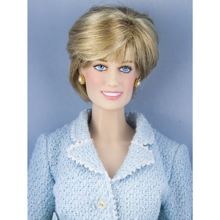 Boneca Diana, The People's Princess  Conjunto Azul Claro - Franklin Mint