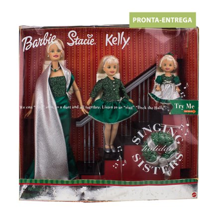 Boneca Barbie Holiday Singing Sisters Giftset (A) - Mattel