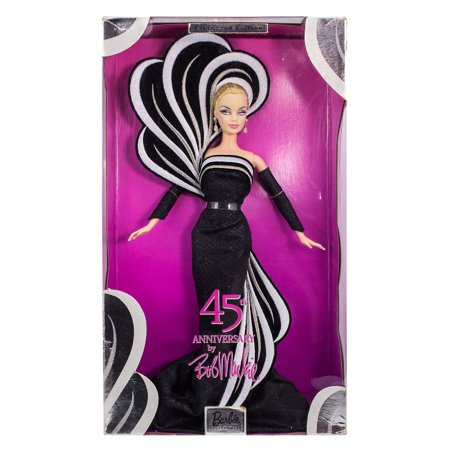 Vestido preto para boneca barbie, peça única, vestidos de noite