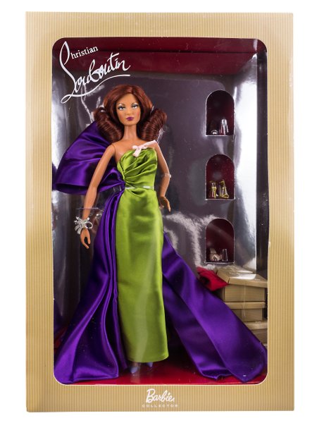 PRÉ-VENDA Boneca Barbie Collector by Christian Louboutin Anemone ...