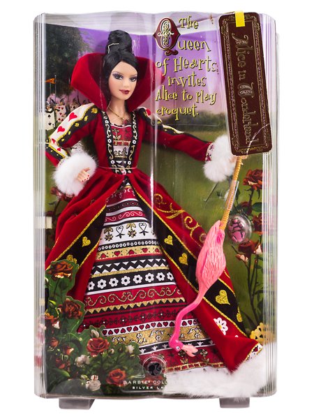 PRÉ-VENDA Boneca Barbie Collector Alice Rainha de Copas (Queen of