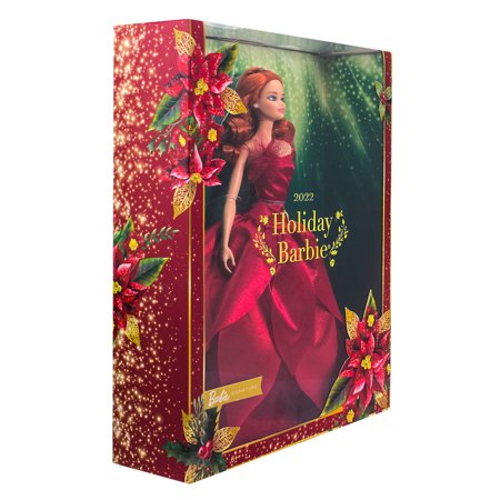 PRÉ-VENDA Boneca Barbie Signature Holiday 2022 Morena Vestido Vermelho -  Mattel