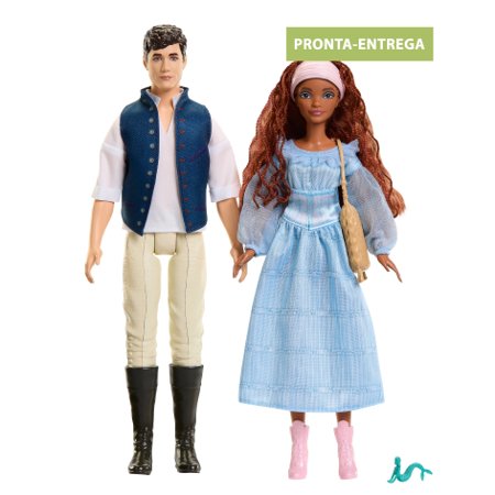 Boneca Disney A Pequena Sereia  Ariel & Principie Eric - Mattel