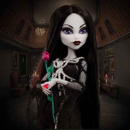 PRÉ-VENDA Bonecas Monster High Skullector Addams Family Wednesday
