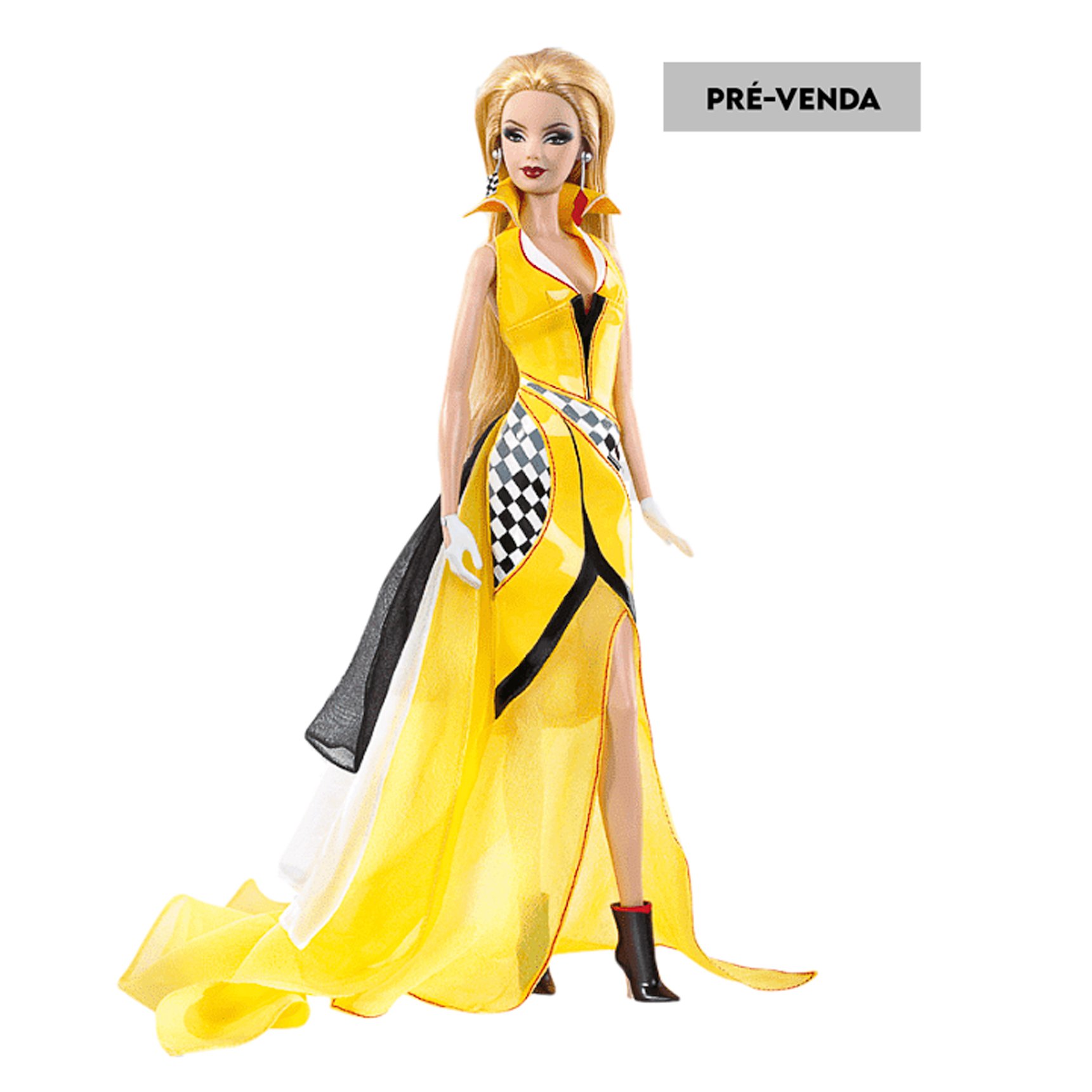 Boneca Barbie Mattel Original Fashion - Vestido Amarelo