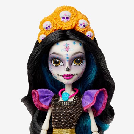 PRÉ-VENDA Boneca Monster High Dia de Muertos Skelita Calaveras - Mattel