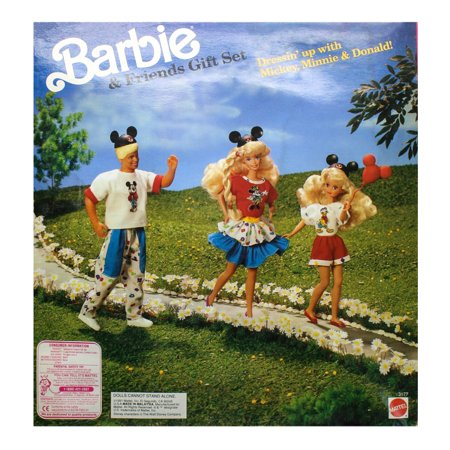 1991 Barbie & Friends Gift Set Dressin' up with Mickey, Minnie & Donal –  Sell4Value