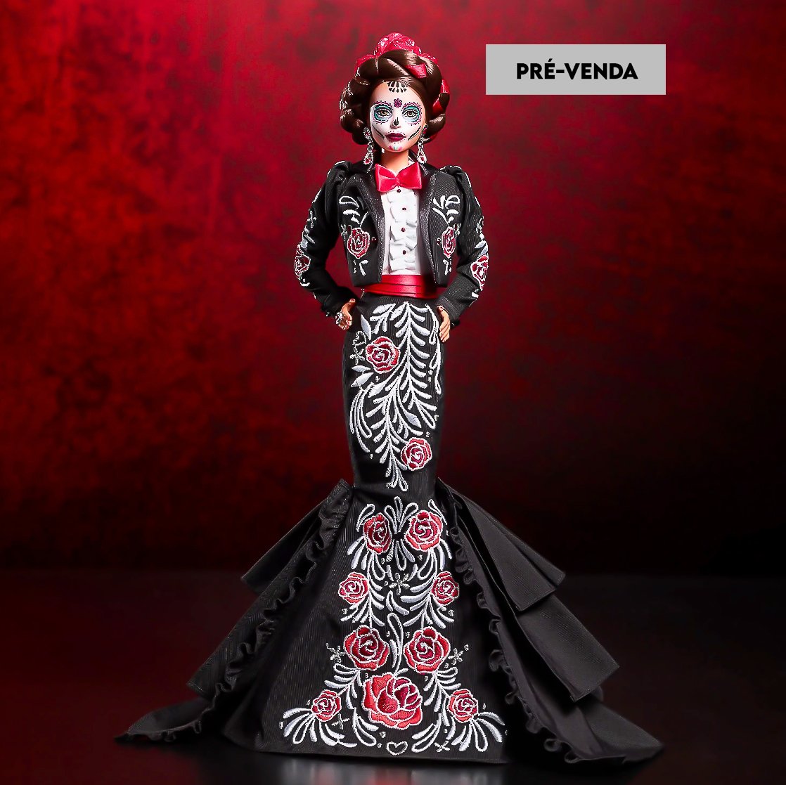 Barbie Dia De Muertos Benito Santos Boneca Barbie Signature Dia De