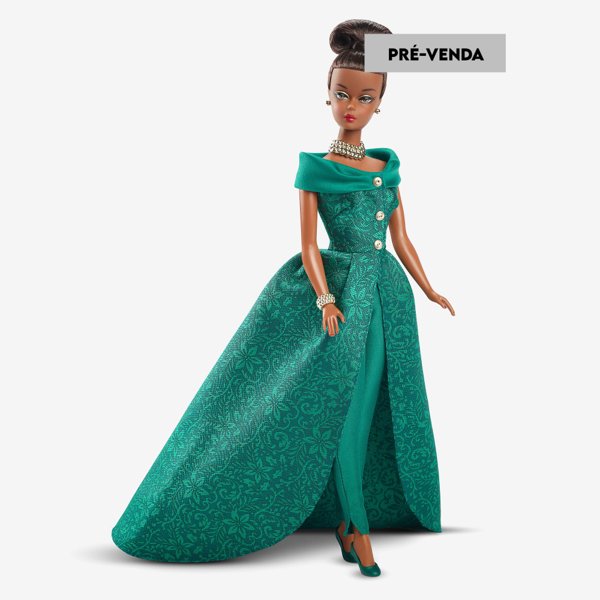 PRÉ-VENDA Boneca Barbie Signature 12 Days of Christmas Negra 2023