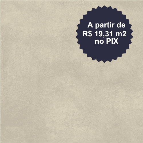Piso Cerâmico Cejatel 53 X 53 Portland Gray Out - Caixa 2,81m2