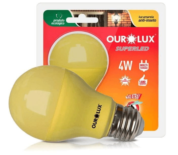 Lâmpada Superled Anti Inseto 4W Biv 1600K | NHMateriais