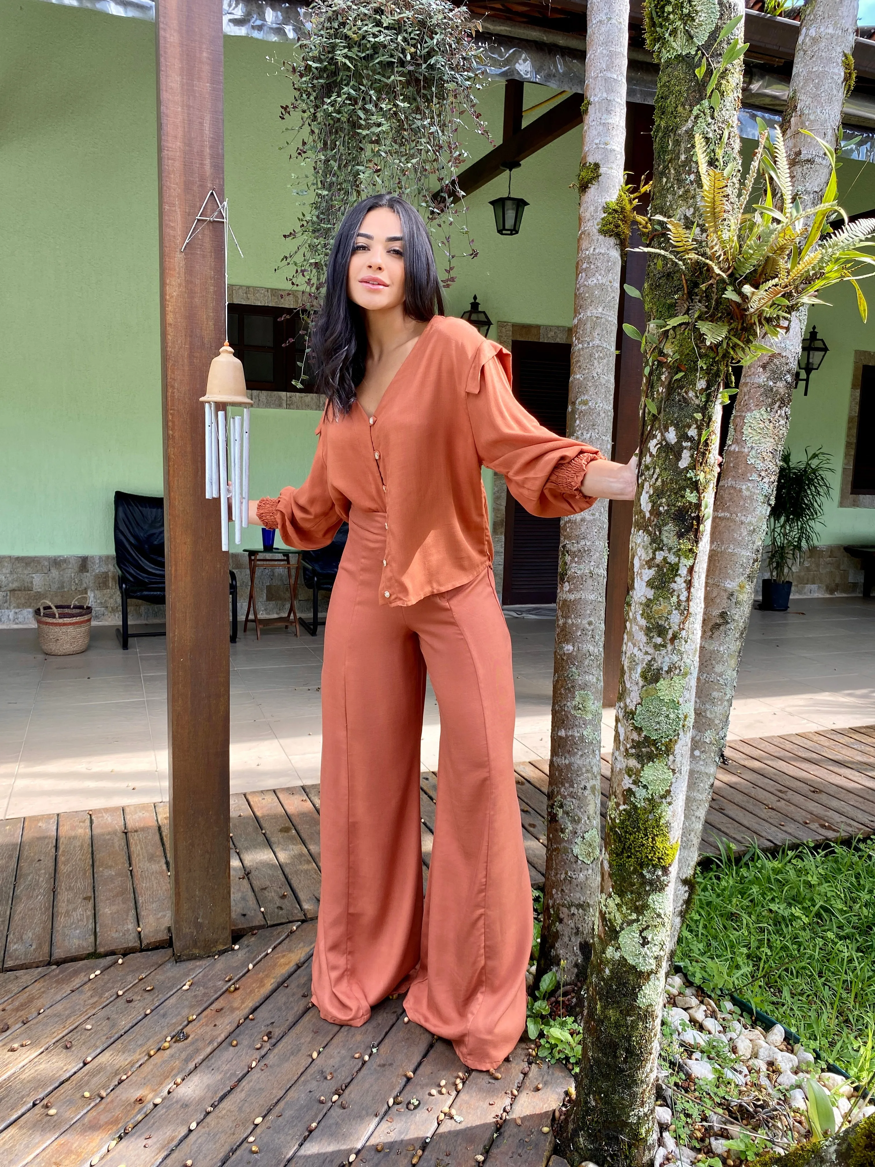 Cal a pantalona Teres polis de viscose Jovi