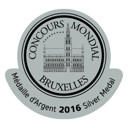 Concurso Mundial de Bruxelles 2016 Silver Medal