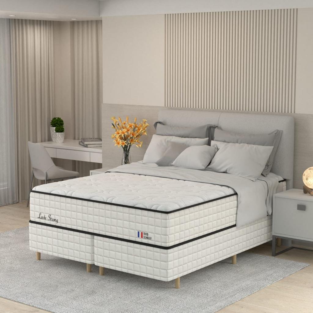 Colchão Espuma Casal 138x188 Lavie Strong Solar Colchões