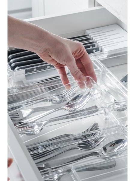 Modular Clear 30x7,5x5,6cm Cristal | Quero Organizar