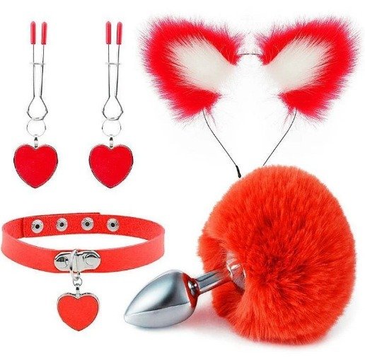 Kit Gatinha plug anal | Vibrar Kit Gatinha plug anal | Vibrar