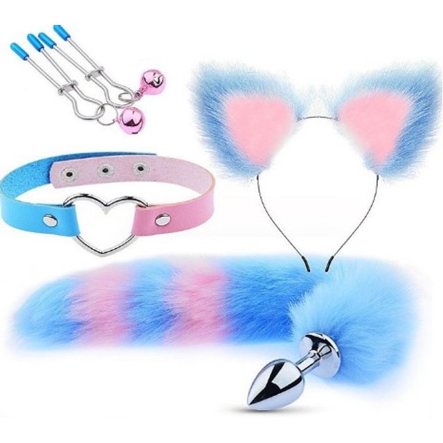 Kit Gatinha plug anal | Vibrar Kit Gatinha plug anal | Vibrar