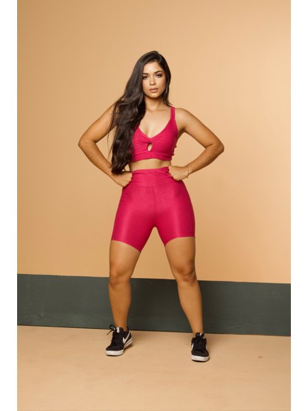 Conjunto Bicolor Canelado Compressão Açaí + Mostarda Top Fernanda –  Studio24 – Moda Fitness