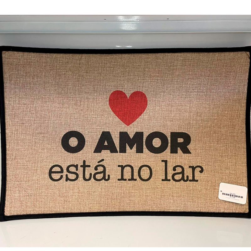 TAPETE FRASES 39X59cm #1 | Gostei presentes