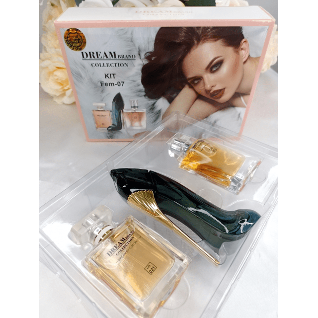 Kit Feminino 07 Dream Brand 03 Miniaturas (021,126,012)