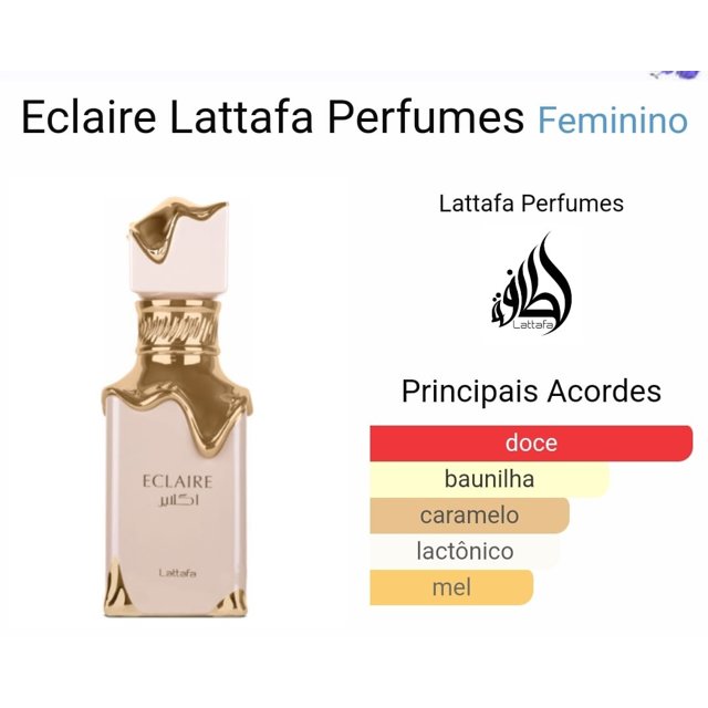 Eclaire Lattafa Perfumes - 100 ml - Feminino