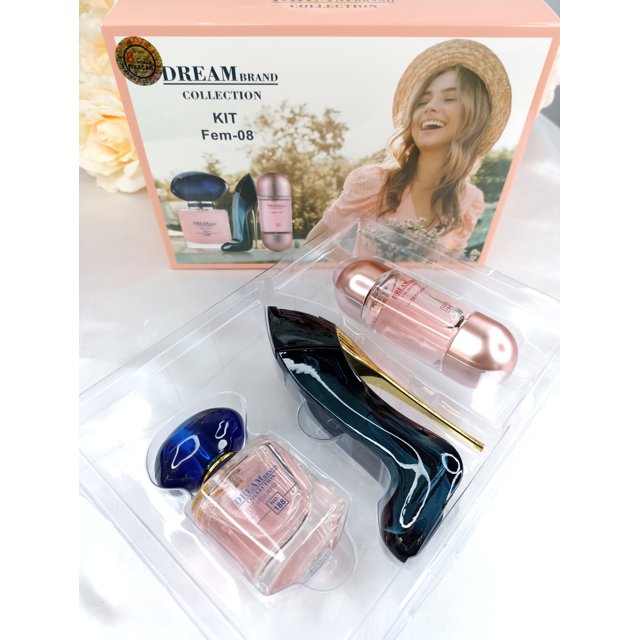 Kit 3 Perfumes Dream Brand Collection Fem-08 - Dani Beleza - se