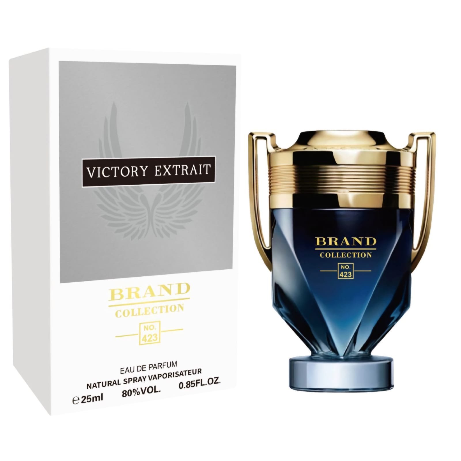 MINIATURA BRAND COLLECTION 423 INVICTUS EXTRAIT MASC 25ML - imagem 1
