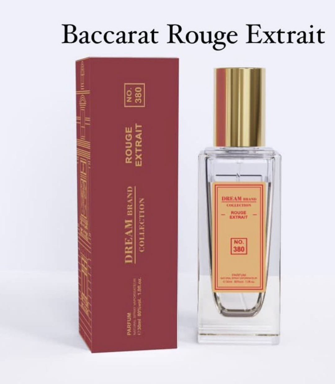Tubete Dream Brandcollection 380 Inspiração Baccarat Rouge