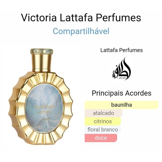 Victoria Lattafa EDP   100ML   Referência : Devotion D&G