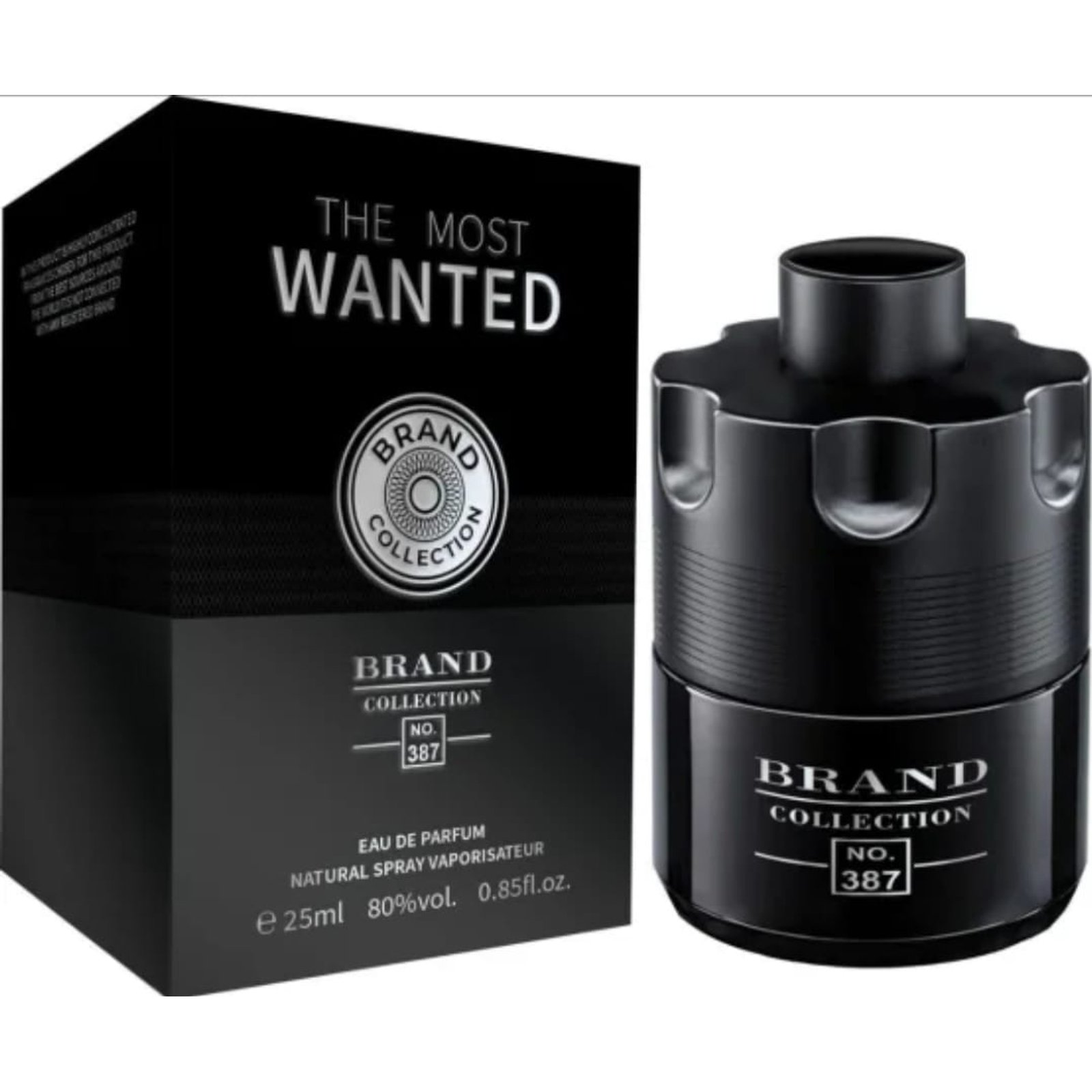 MINIATURA BRAND COLLECTION 387 WANTED THE MOST INTENSE MASC 25ML - imagem 1