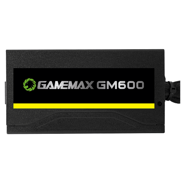 Fonte Gamer ATX Gamemax GM600G 600W Semi-Modular 80 Plus Platinum PFC Ativo  Preta