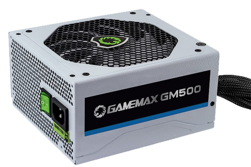 Fonte De Alimentacao Branca 500w Gm500 80 Plus 2-eps Gamemax