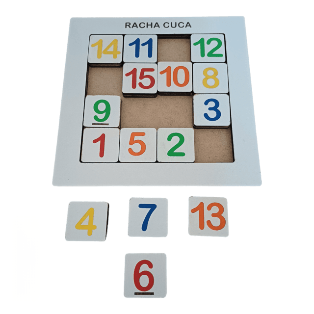 Racha Cuca Jogos Lúdicos Quebra Cabeça Brinquedos em madeira Jogos ...