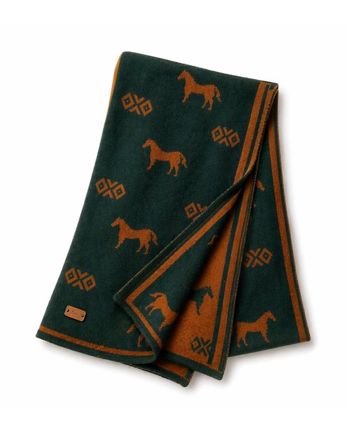 Manta de Pescoço Cachecol Echarpe Lenço Pashmina Xale - Cavalos