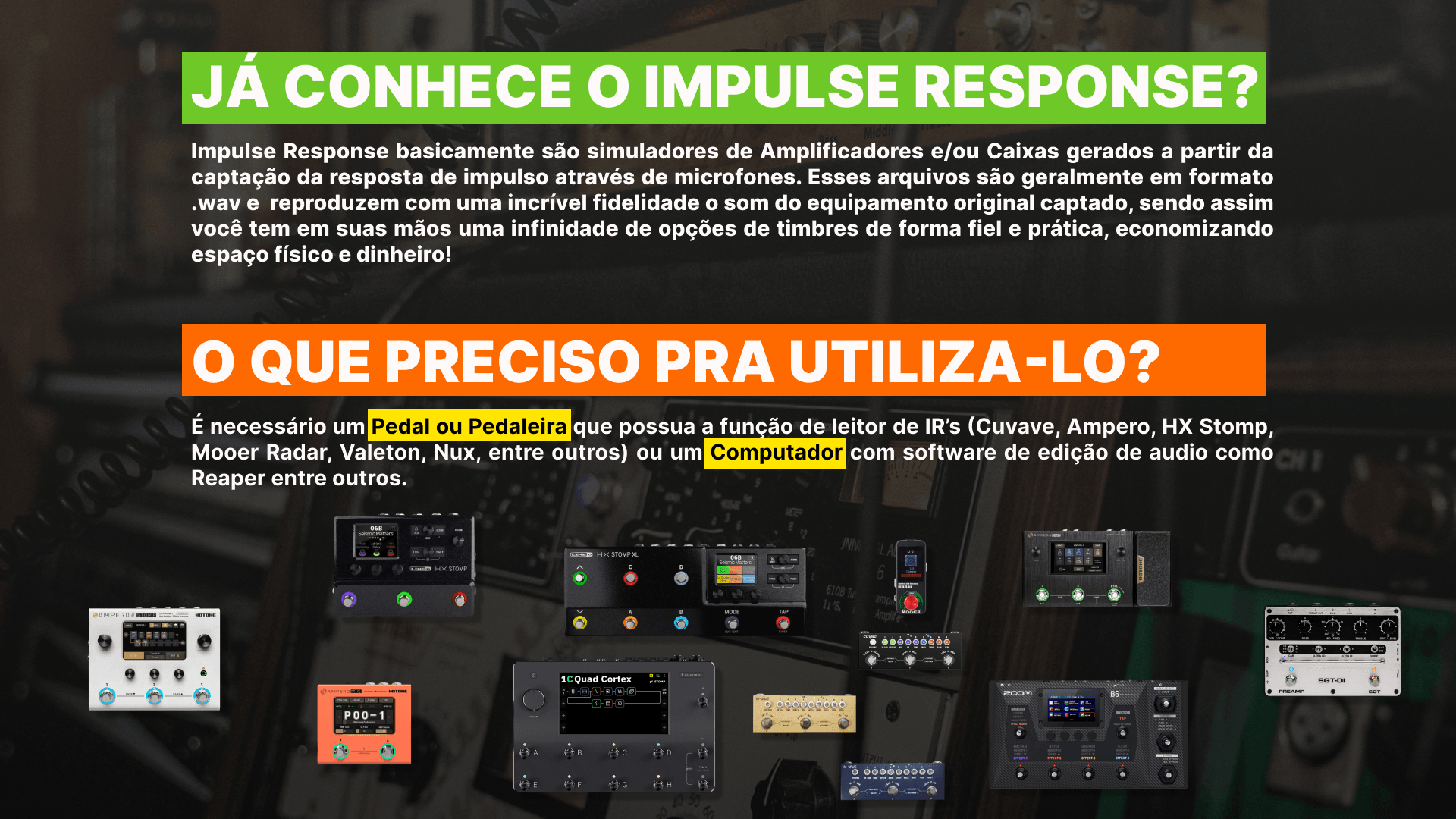 Impulse Response Bass Pack - Premium (1.000 IR's para Contrabaixo ...