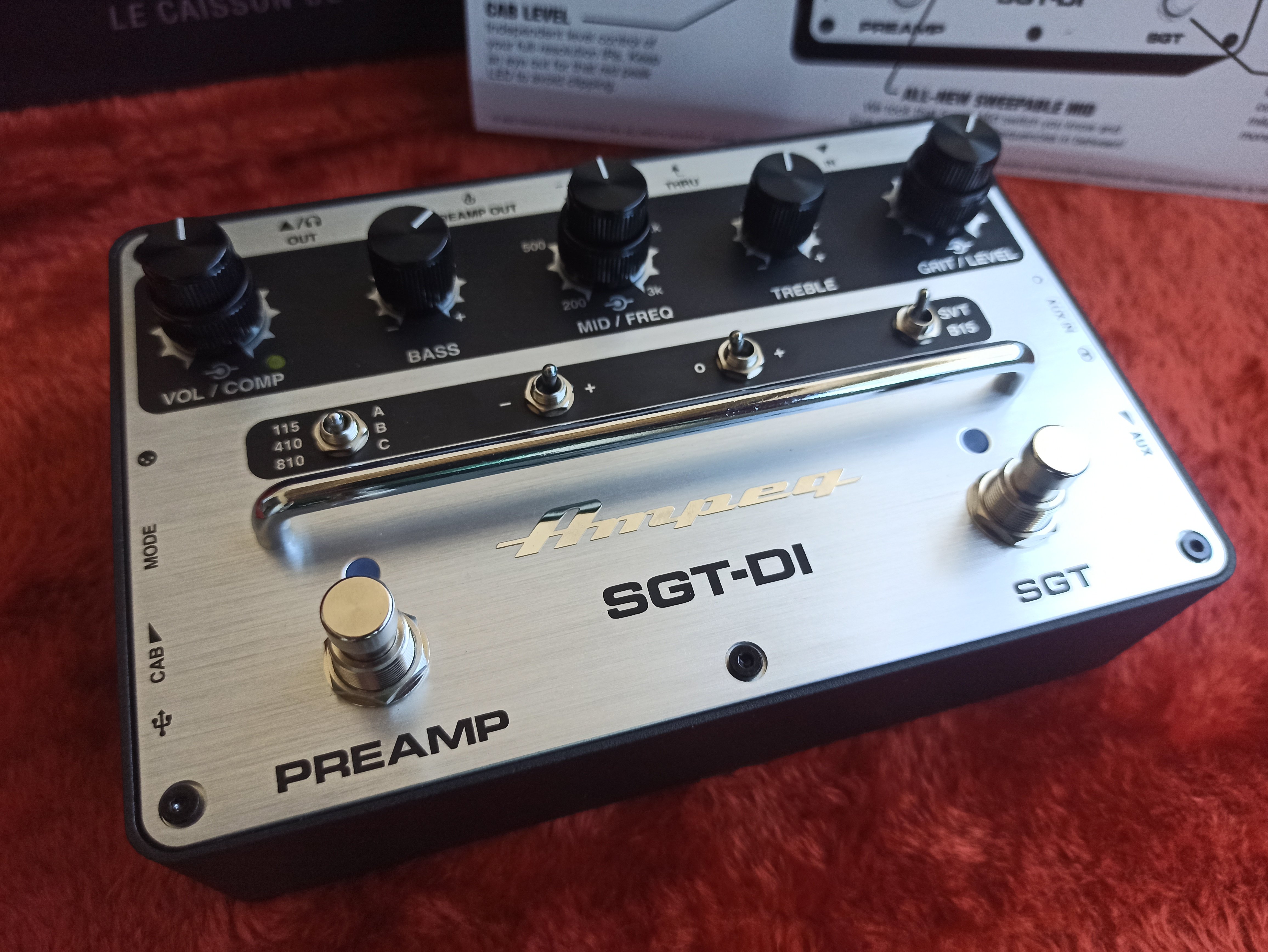 ベース Ampeg SGT-DI Ampeg SGT-DI Bass Preamp Pedal/DI ベースプリアンプ アンペグ