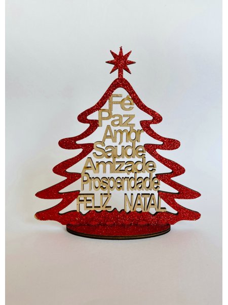 Enfeites de Natal Placa Para Decoração Com Cordão Frase: Ho Ho Ho, Feliz  Natal