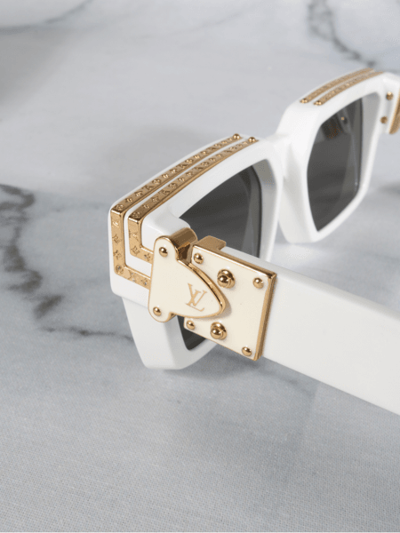Óculos de Sol Louis Vuitton 1.1 Millionaires Branco | Zivē Club