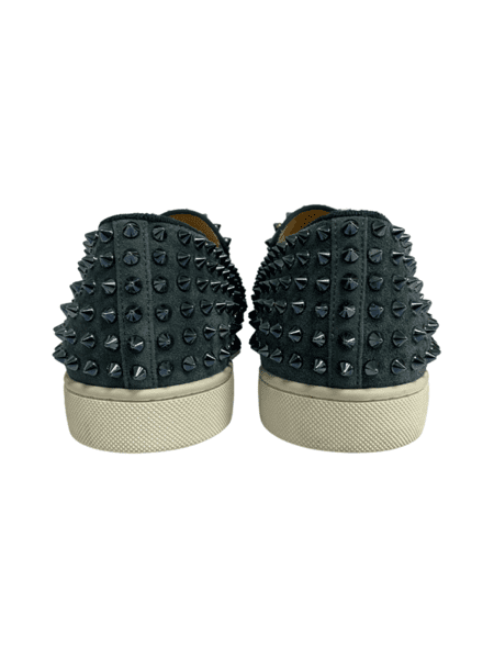 Tênis Slip On Christian Louboutin Roller Azul Petróleo | Zivē Club